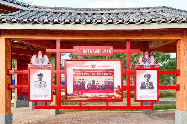 軍史部隊宣傳長廊設計制作廠家--【巨匠標識，標識制作廠家】